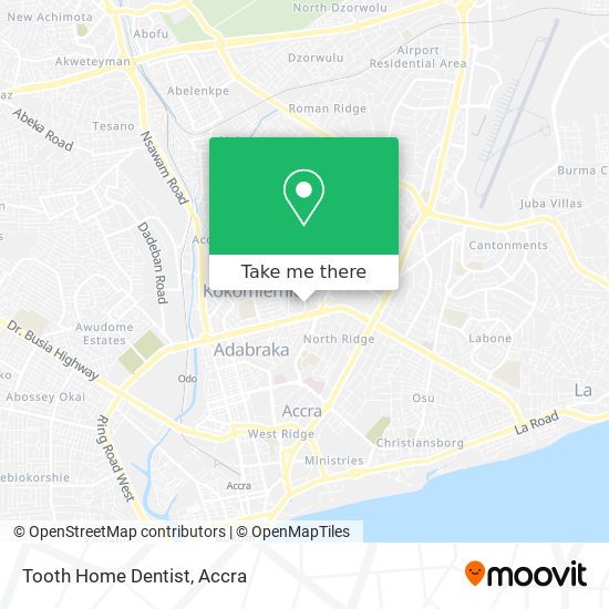 Tooth Home Dentist map