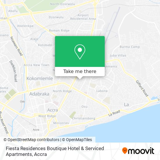 Fiesta Residences Boutique Hotel & Serviced Apartments map