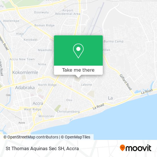 St Thomas Aquinas Sec SH map
