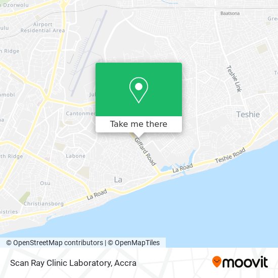 Scan Ray Clinic Laboratory map