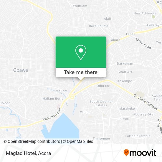 Maglad Hotel map