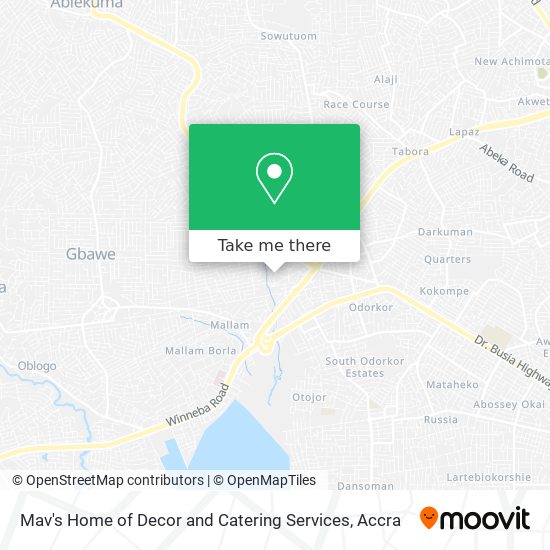 Mav's Home of Decor and Catering Services map