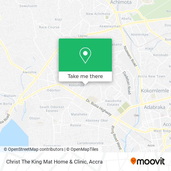 Christ The King Mat Home & Clinic map