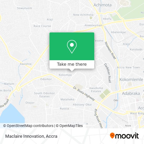 Maclaire Innovation map