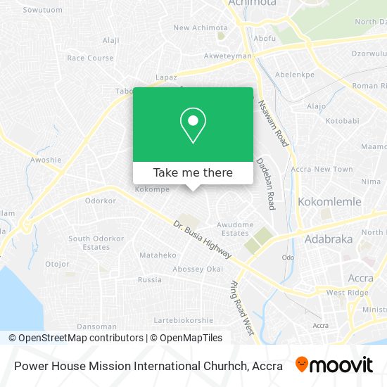 Power House Mission International Churhch map