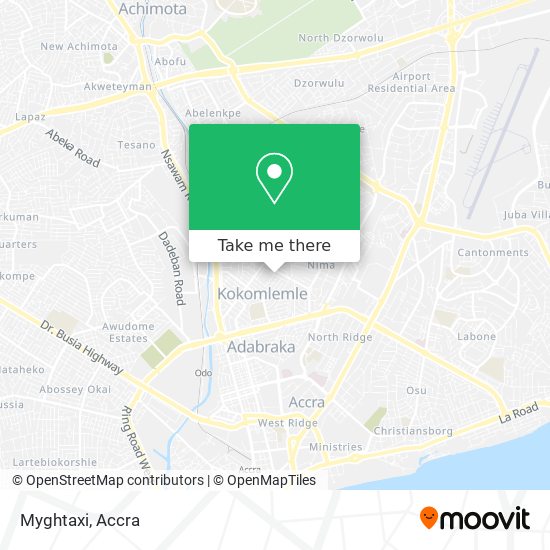 Myghtaxi map