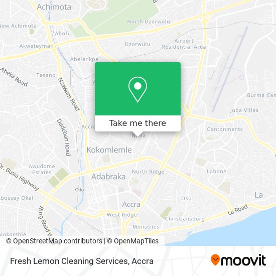 Fresh Lemon Cleaning Services map