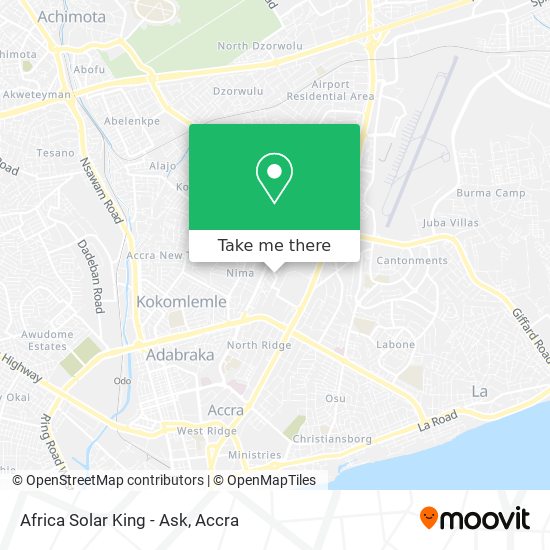 Africa Solar King - Ask map