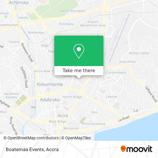 Boatemaa Events map
