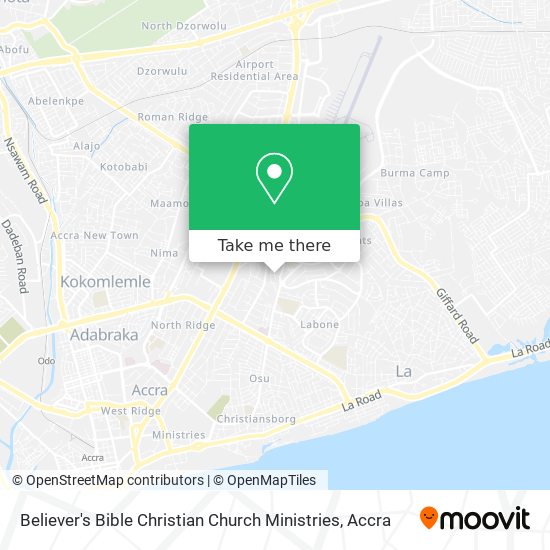 Believer's Bible Christian Church Ministries map