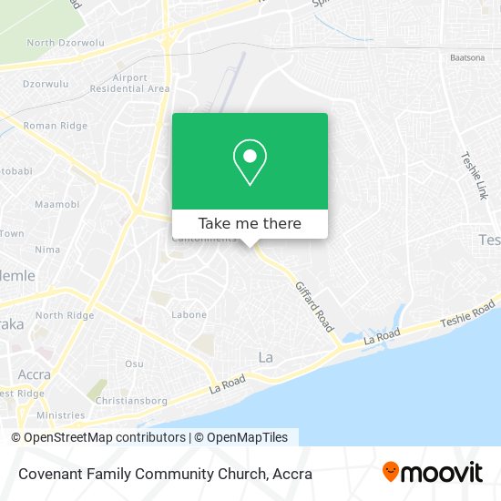 Covenant Family Community Church map