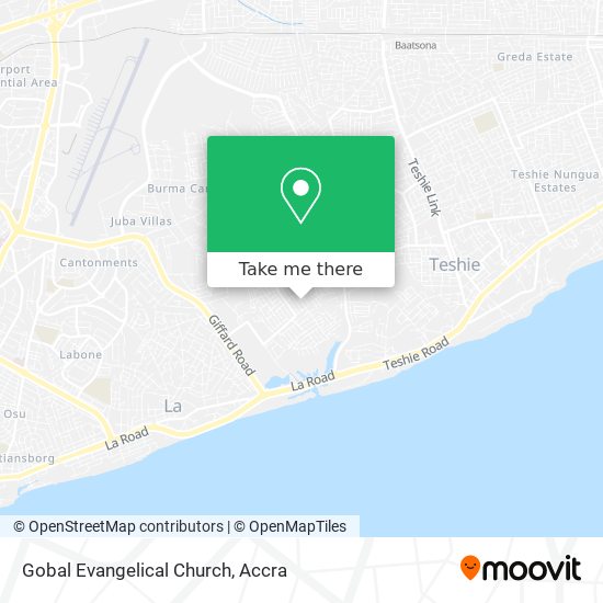 Gobal Evangelical Church map