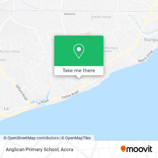 Anglican Primary School map