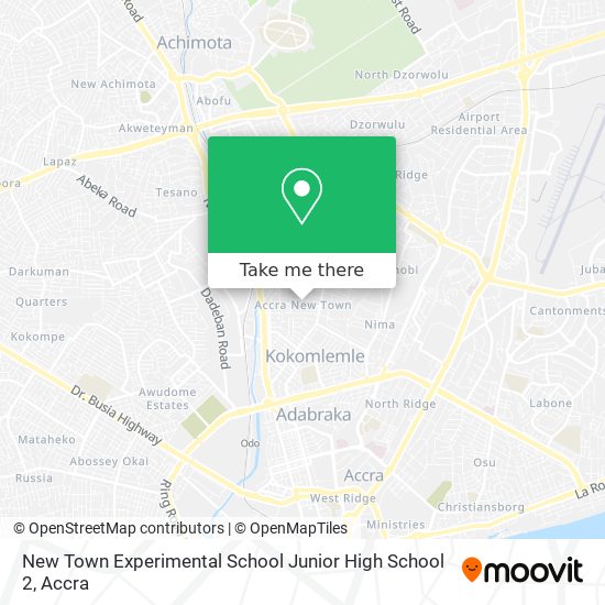 New Town Experimental School Junior High School 2 map