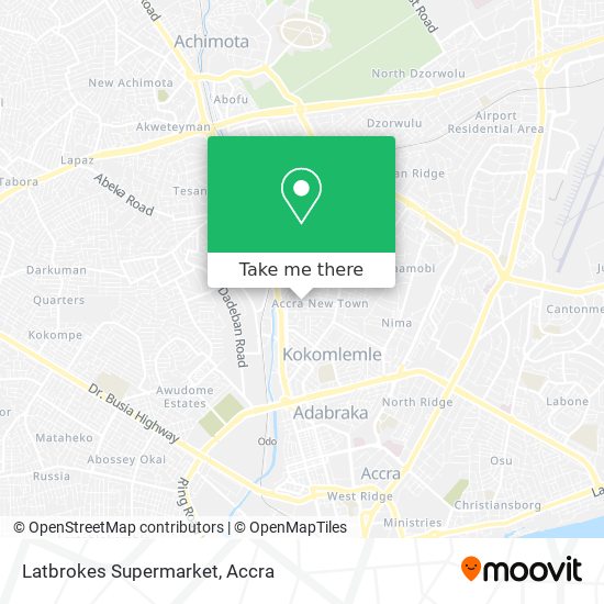 Latbrokes Supermarket map
