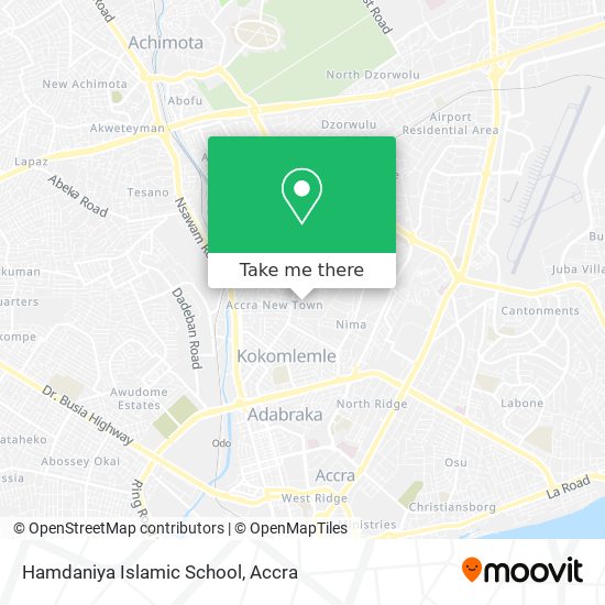 Hamdaniya Islamic School map