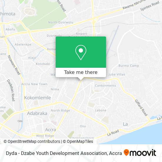 Dyda - Dzabe Youth Development Association map