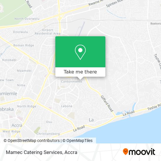 Mamec Catering Services map