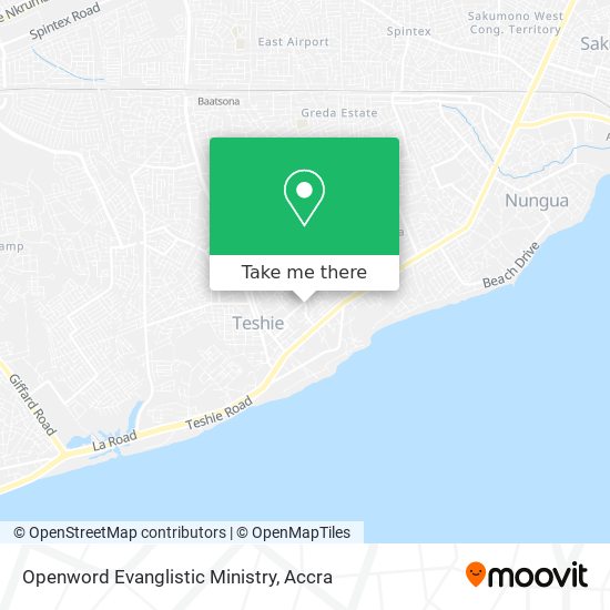 Openword Evanglistic Ministry map