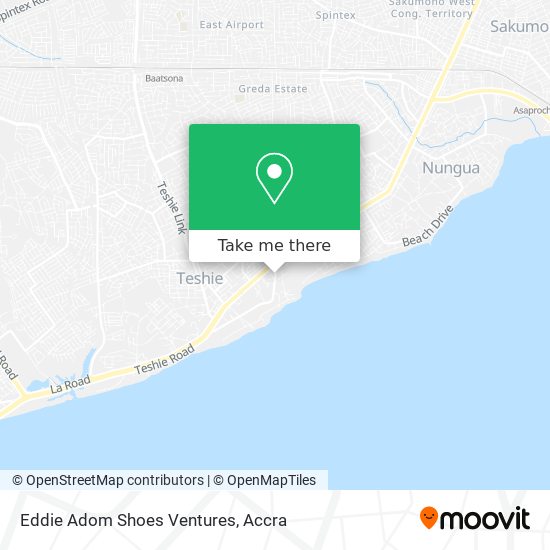 Eddie Adom Shoes Ventures map