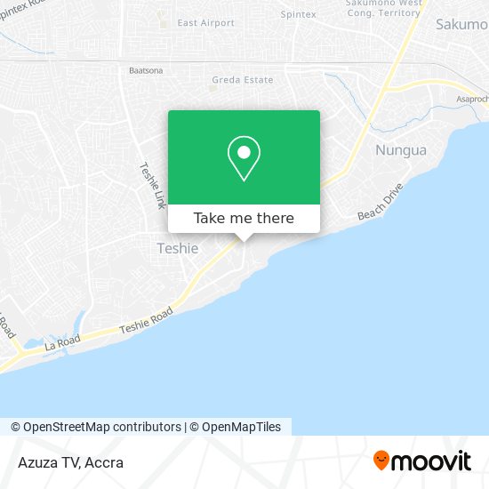 Azuza TV map