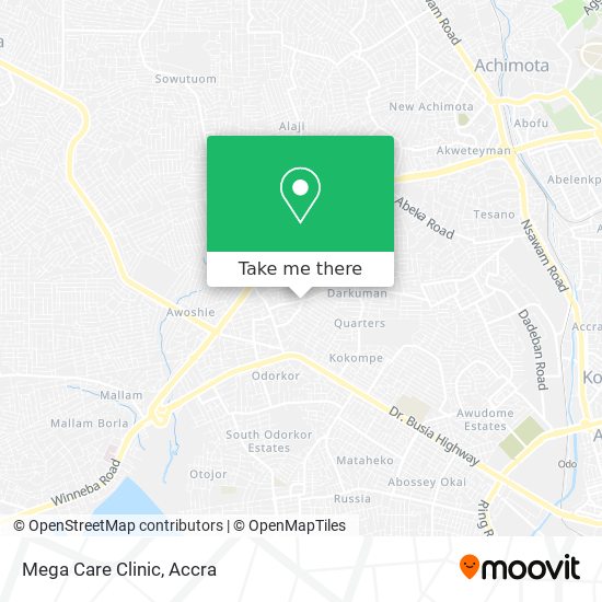 Mega Care Clinic map