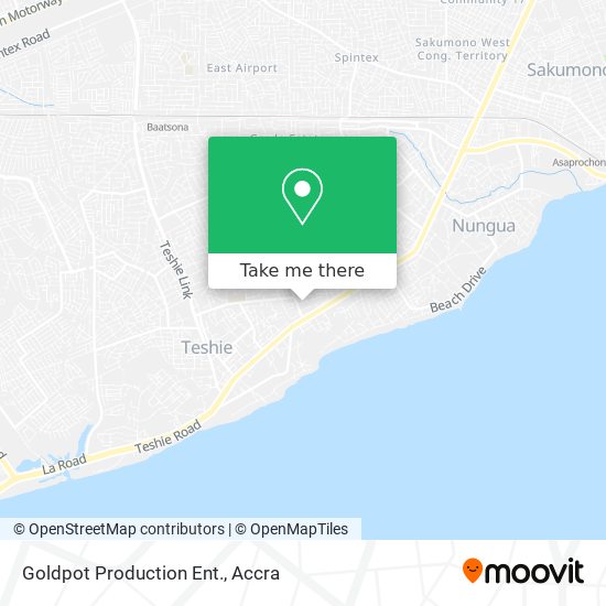 Goldpot Production Ent. map