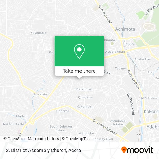 S. District Assembly Church map