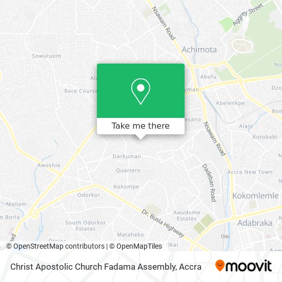 Christ Apostolic Church Fadama Assembly map