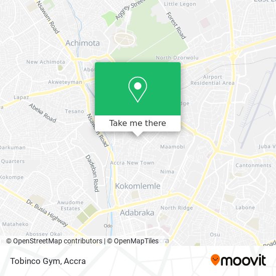 Tobinco Gym map