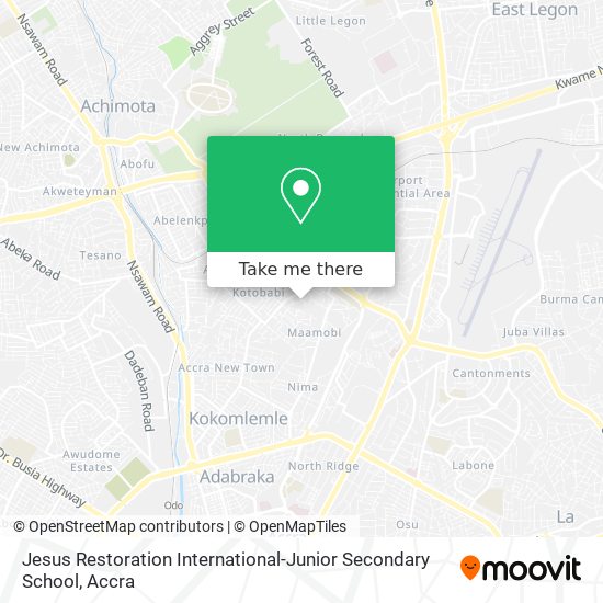 Jesus Restoration International-Junior Secondary School map