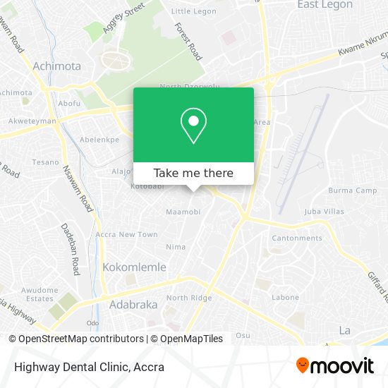 Highway Dental Clinic map
