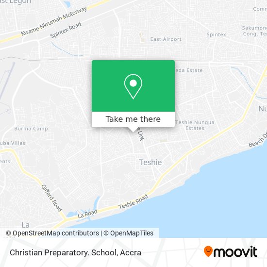 Christian Preparatory. School map