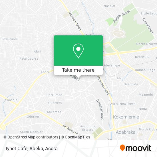 Iynet Cafe, Abeka map