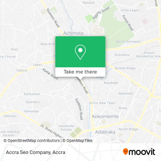 Accra Seo Company map