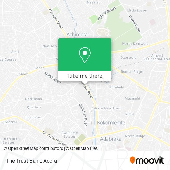 The Trust Bank map