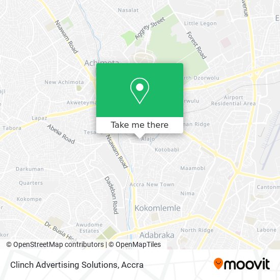 Clinch Advertising Solutions map