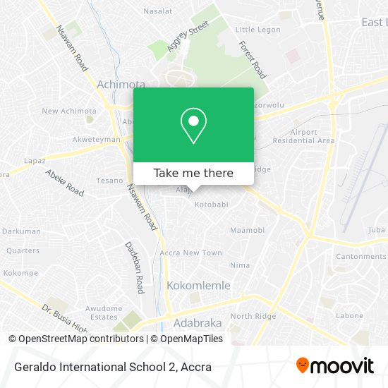 Geraldo International School 2 map