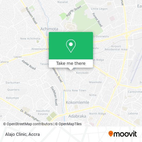 Alajo Clinic map