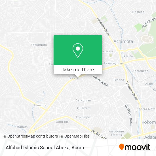 Alfahad Islamic School Abeka map