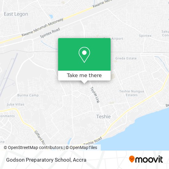 Godson Preparatory School map