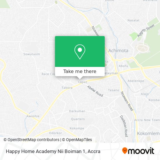 Happy Home Academy Nii Boiman 1 map