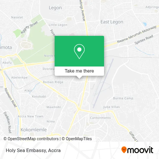 Holy Sea Embassy map