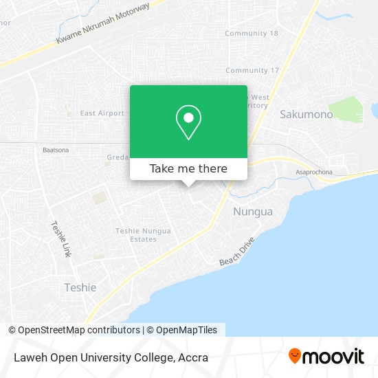Laweh Open University College map