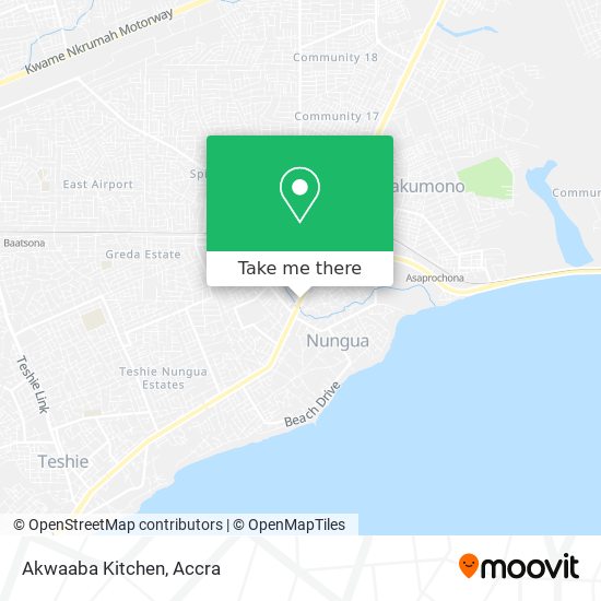 Akwaaba Kitchen map