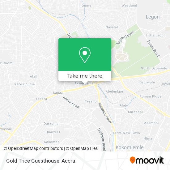 Gold Trice Guesthouse map