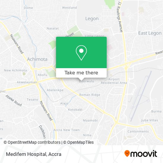 Medifem Hospital map