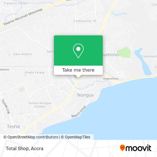 Total Shop map