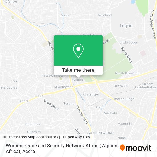Women Peace and Security Network-Africa (Wipsen-Africa) map