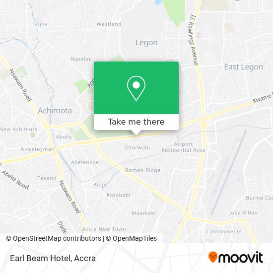 Earl Beam Hotel map